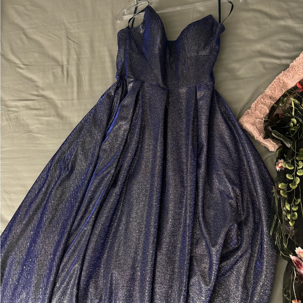 Royal blue dress